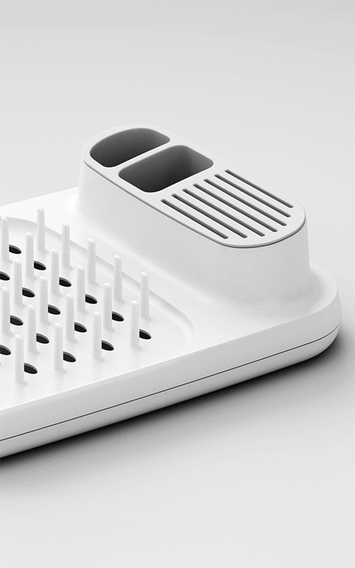 Project Alpha - Elegant Dish Rack Design