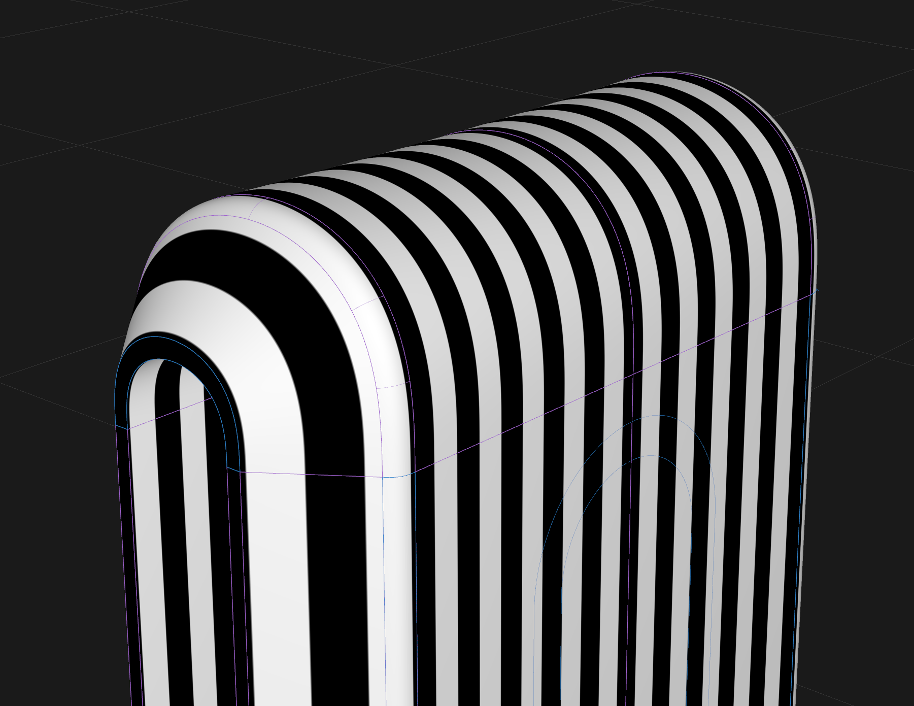Class-A surface quality reflection stripe analysis